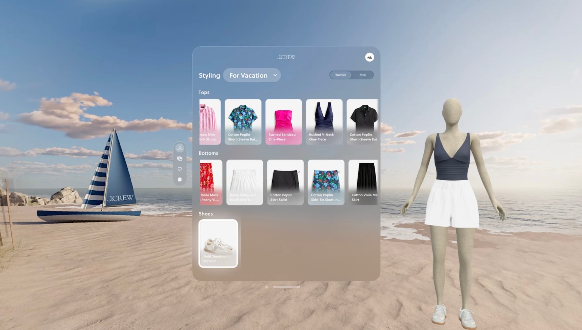Closet Management and Shopping App for Vision Pro