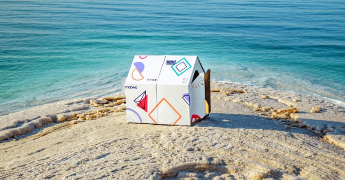 Maawa X: a pop-up shelter for emergencies or refugees.